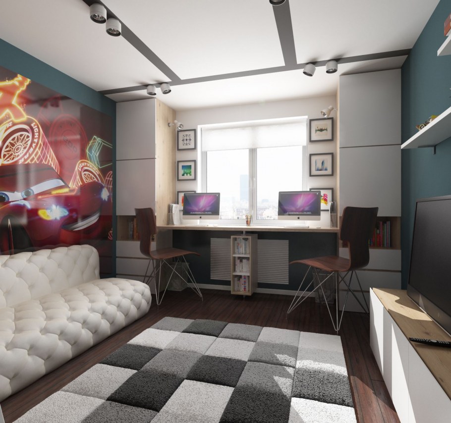 Проект комнаты для подростка