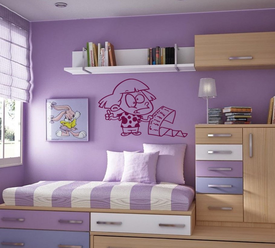 Детская в сиреневых тонах