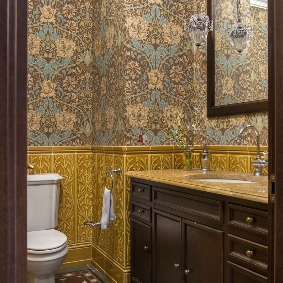 Санузел в викторианском стиле