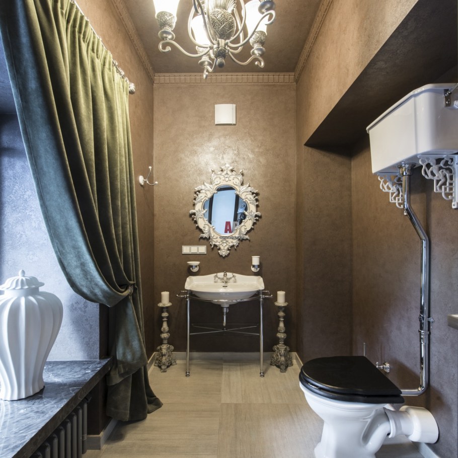 Туалетная комната в венецианском стиле