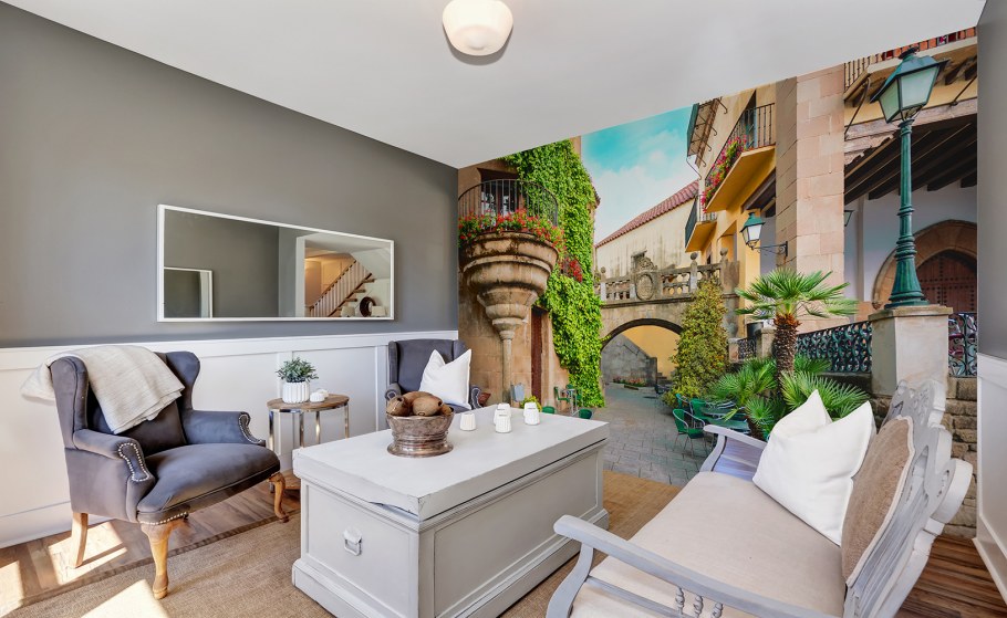 Дивино декор фотообои в интерьере