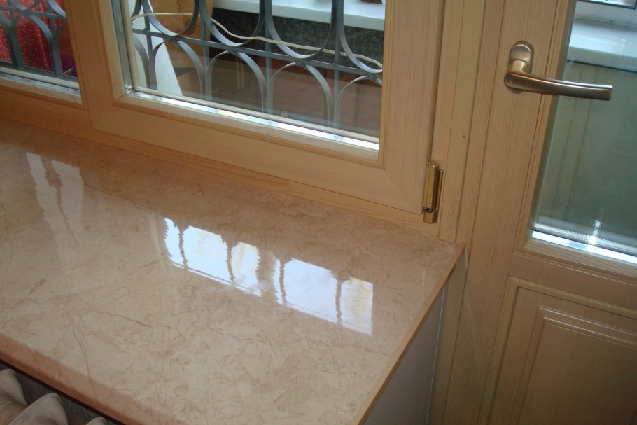 Подоконник Данке крем де турке