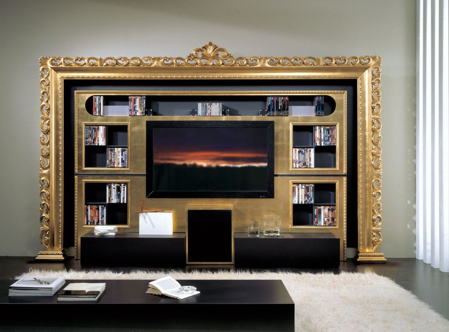 Стенка для гостиной Vismara the Wall Home Cinema Baroque