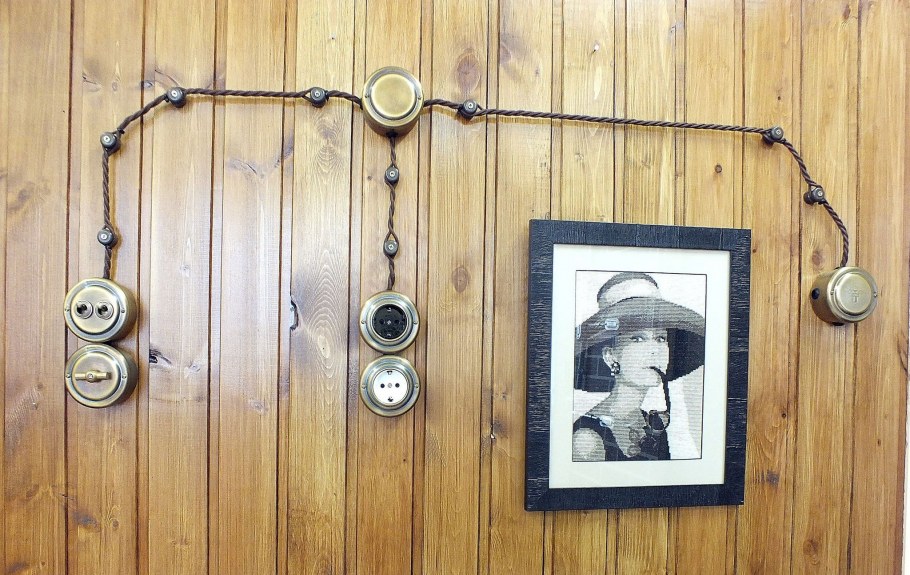 Электропроводка в стиле ретро