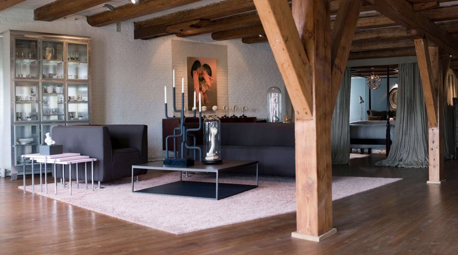 Колонны и балки в интерьере