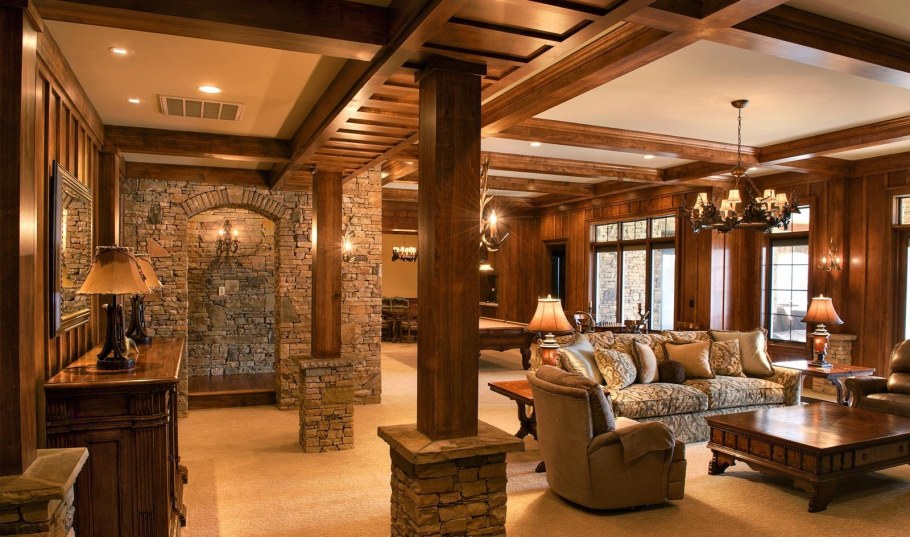 Интерьер из дерева