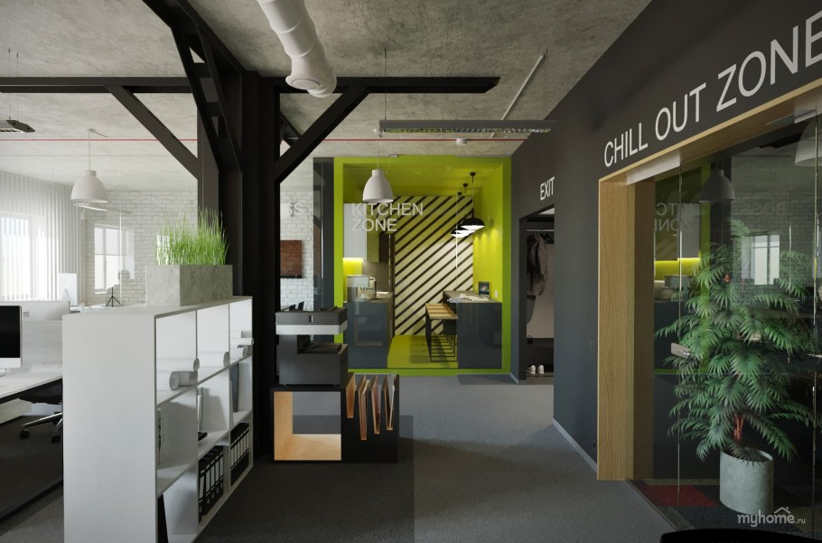 Офис Индастриал лофт