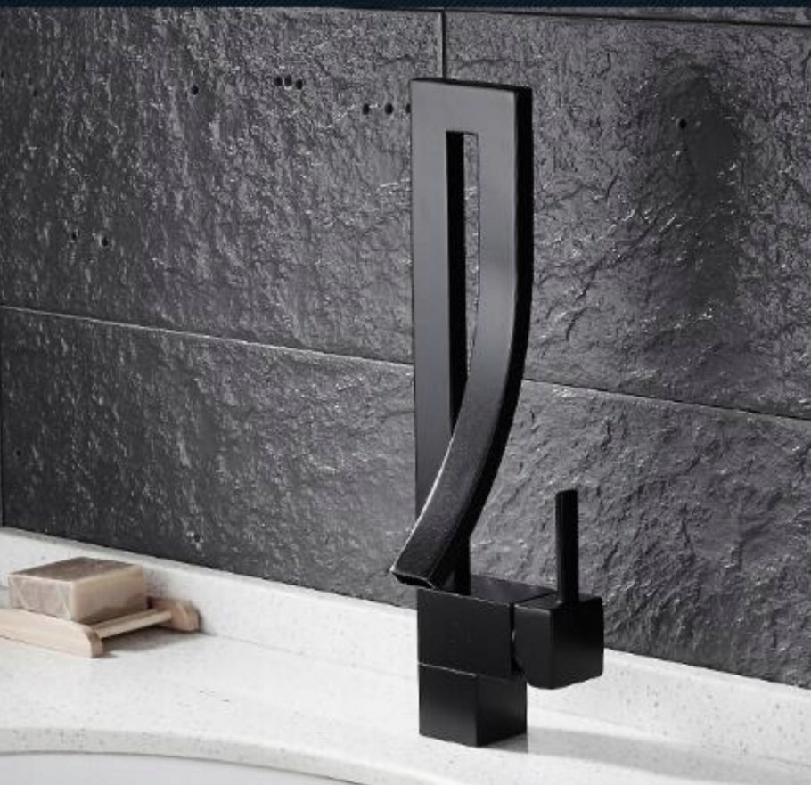 Смеситель лофт черный