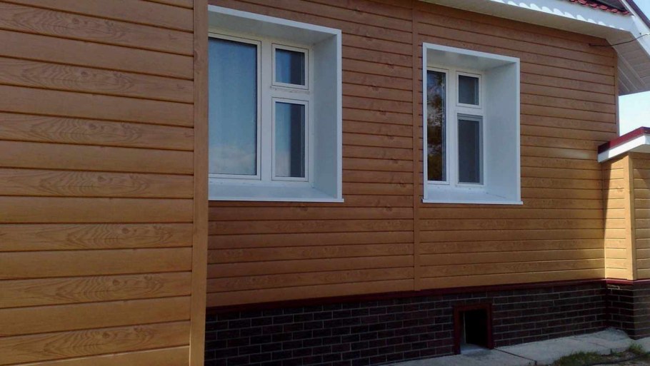 Планкен лиственница фасад