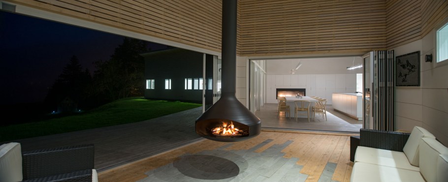 Подвесной камин второй свет