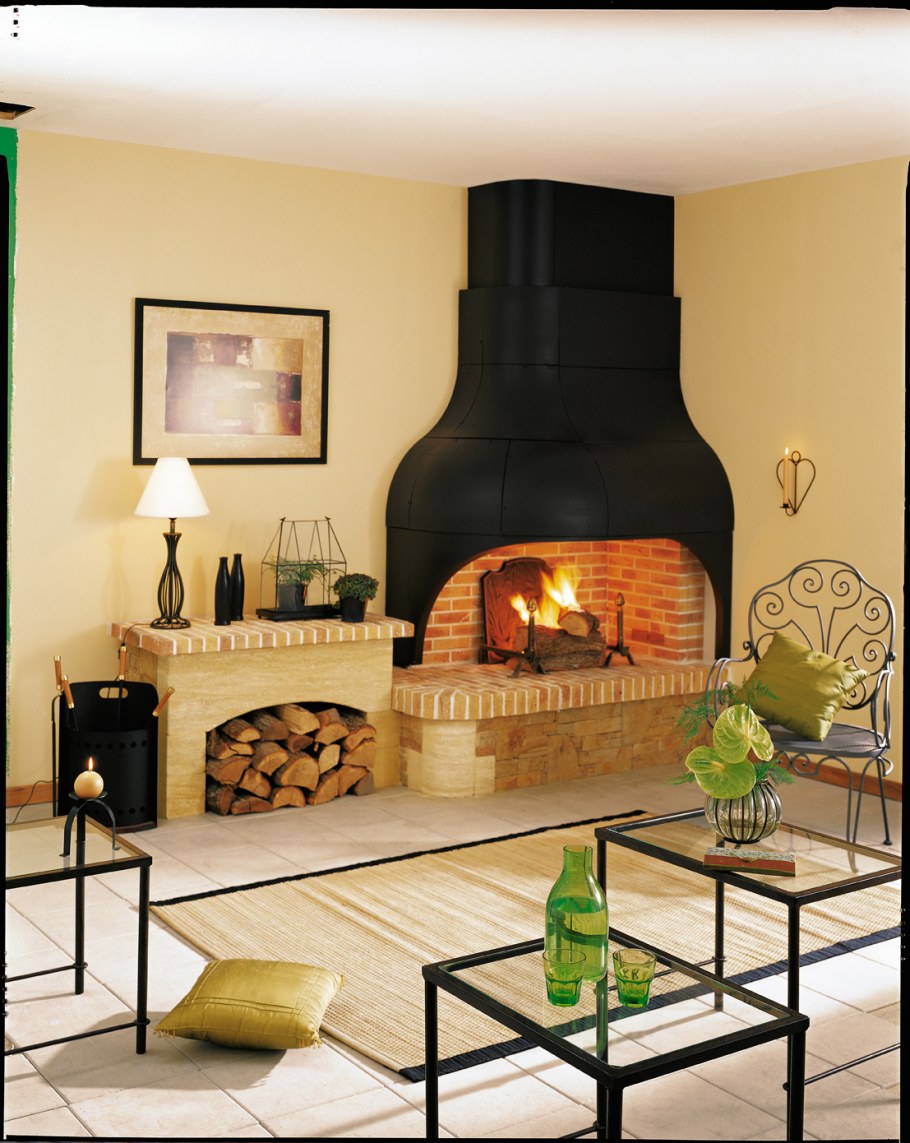 Дровяная печь-камин Fireplace hordo