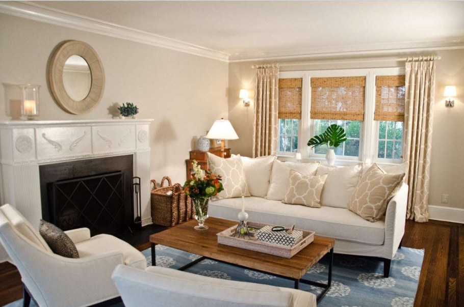 Сливочный цвет в интерьере