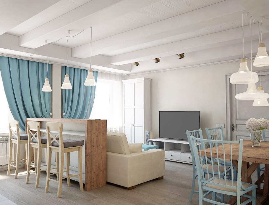 Внутренняя отделка дома в Норвегии