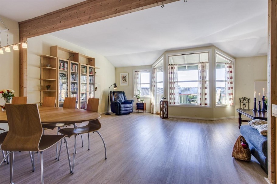 Кухня-гостиная в норвежском стиле