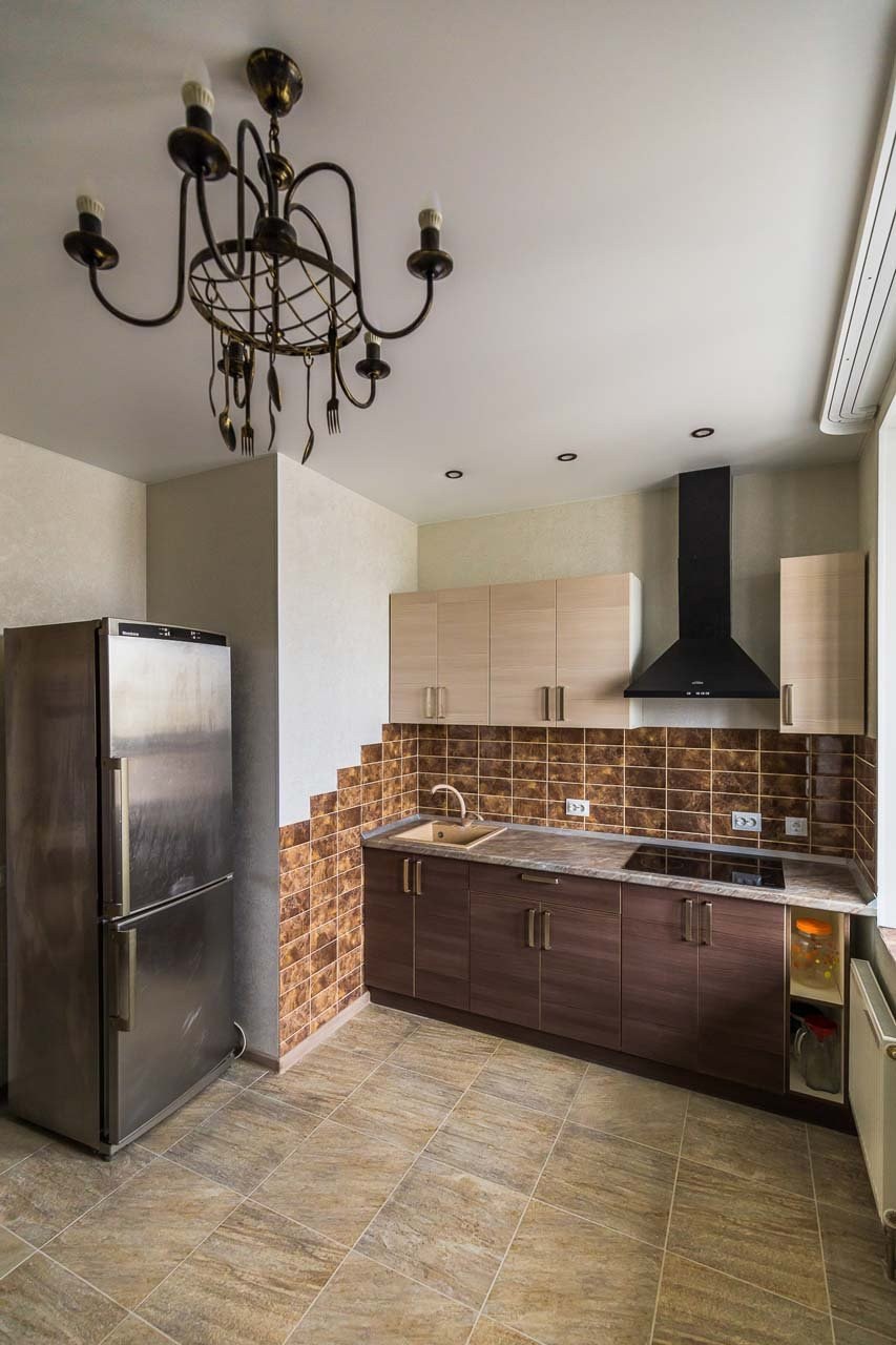 Kitchens black top white bottom photo (41 Photos)