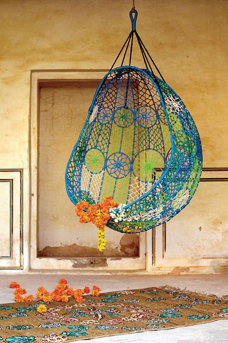 Подвесное кресло - качели "Wind Black BS"