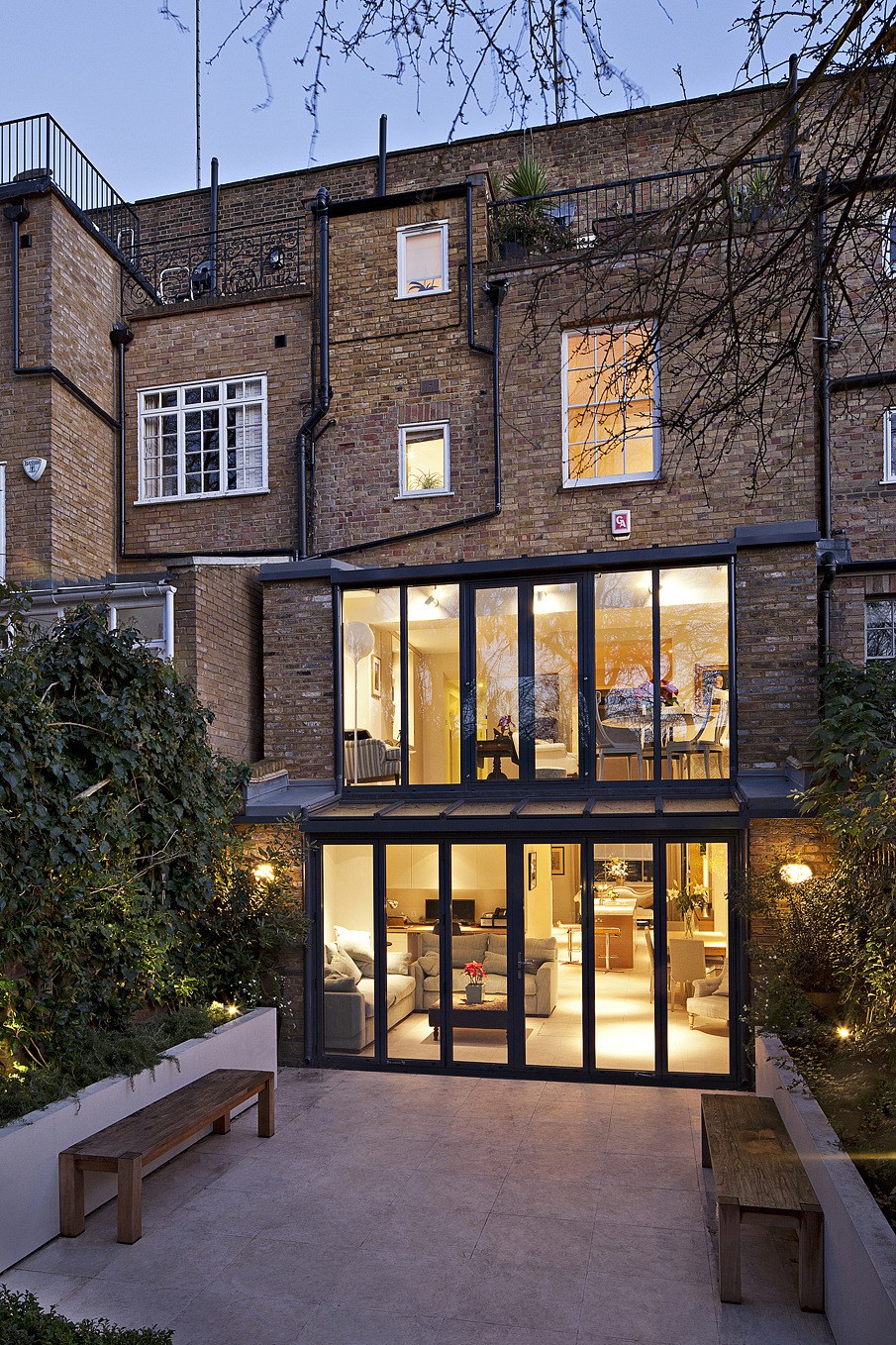 Фасад здания в стиле лофт