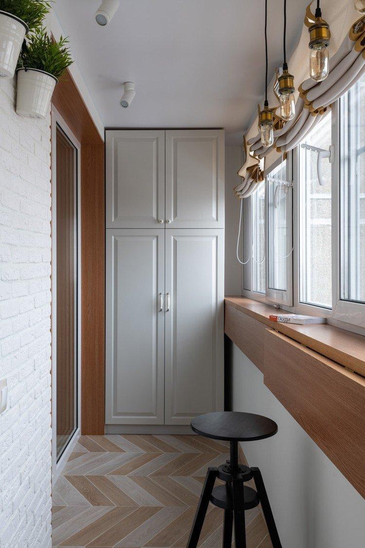 Барный стол на балконе (76 фото)