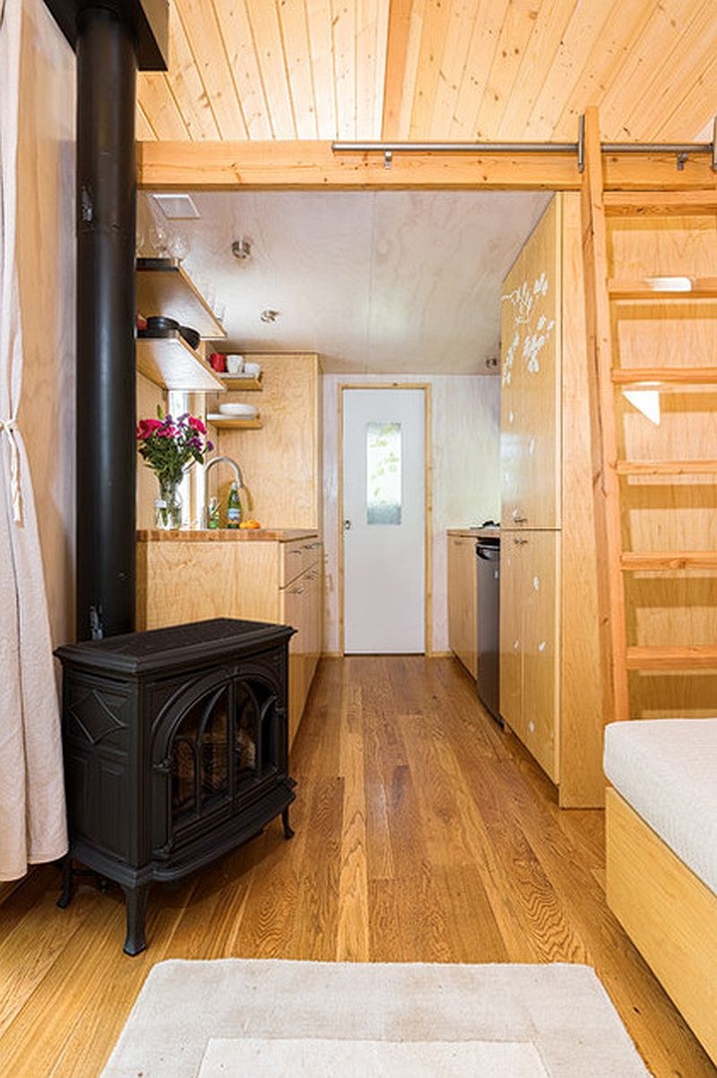 Tiny House с печкой