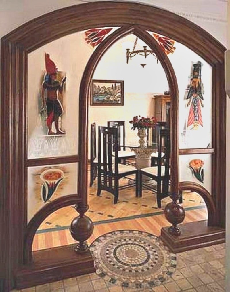 Арка в готическом стиле в интерьере (69 фото)