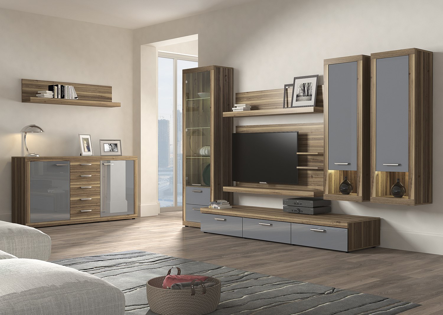 гостиная стиль 5. стенка мальта-атлантида 5. гостиная флоренция 5 дуб сонома / белый глянец. стенка для гостиной атлантида-5 bms. фабрика стиль гостиная атлантида-7.