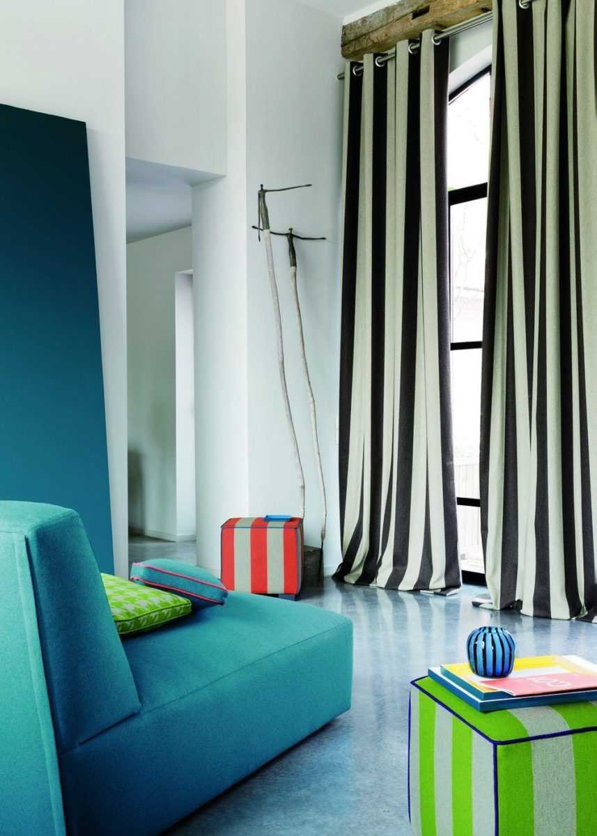 Шторы в полоску (74 фото)