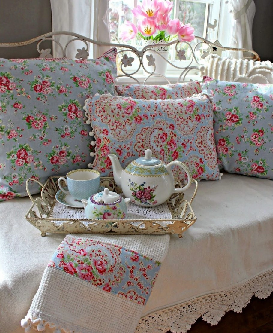 Вязаные интерьерные вещи