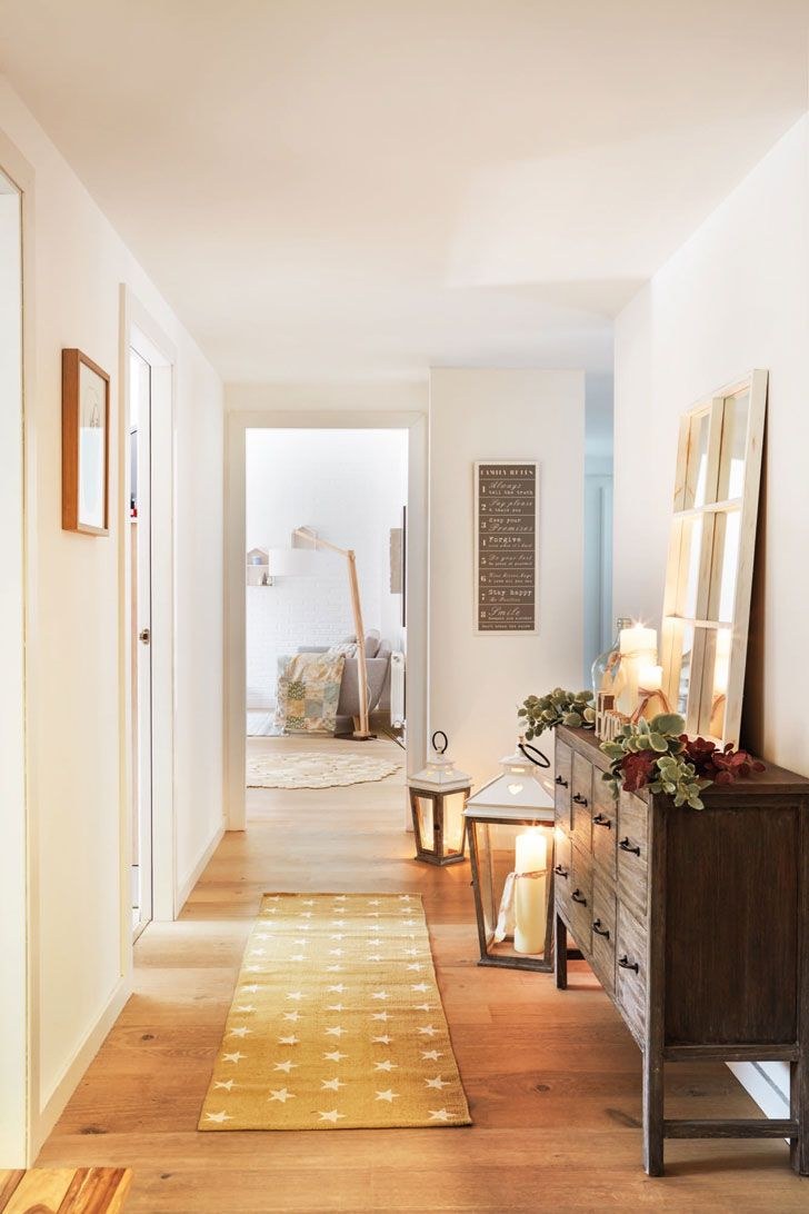 Интерьер прихожей в пастельных тонах