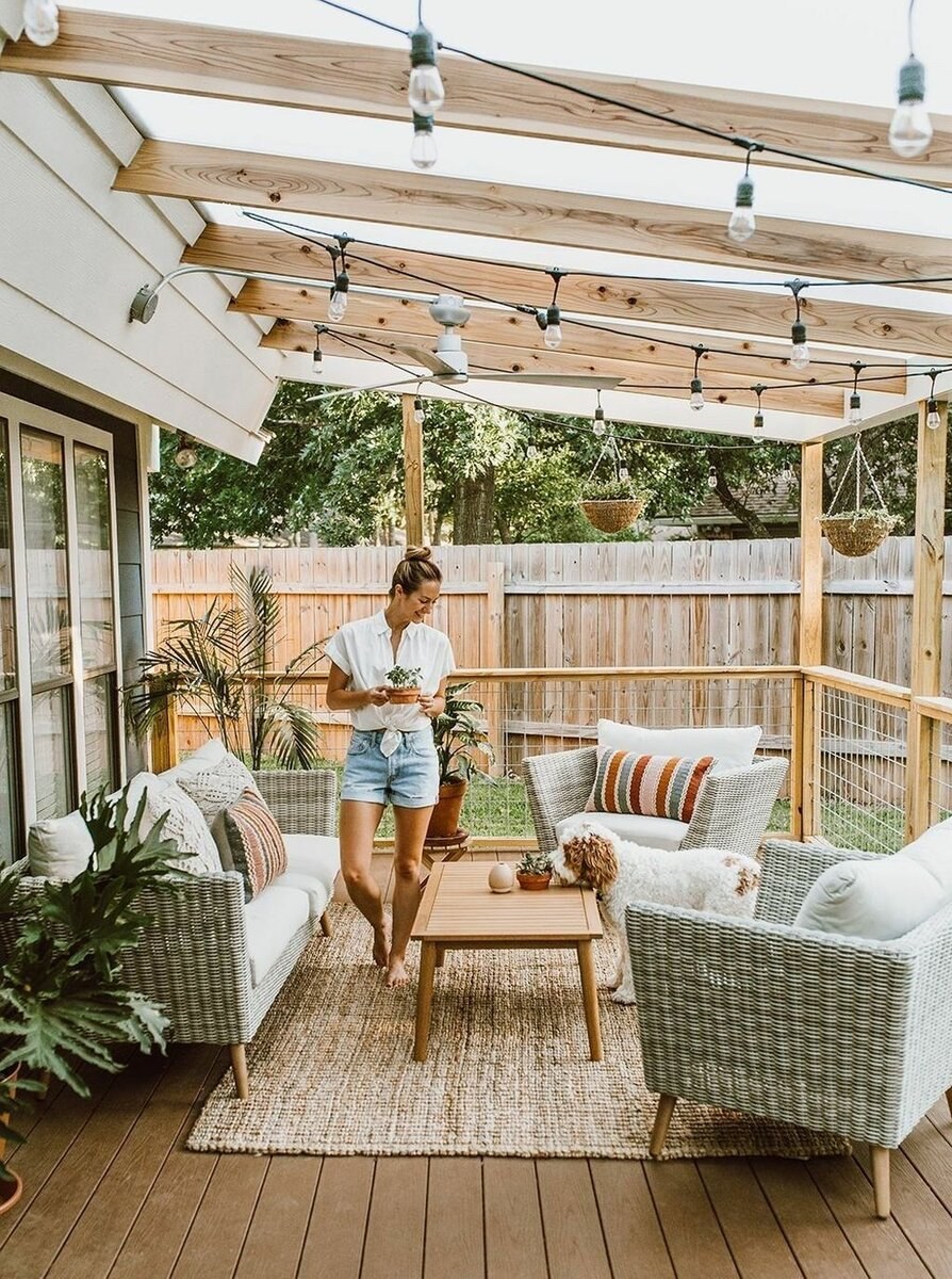 Беседки-перголы в стиле лофт