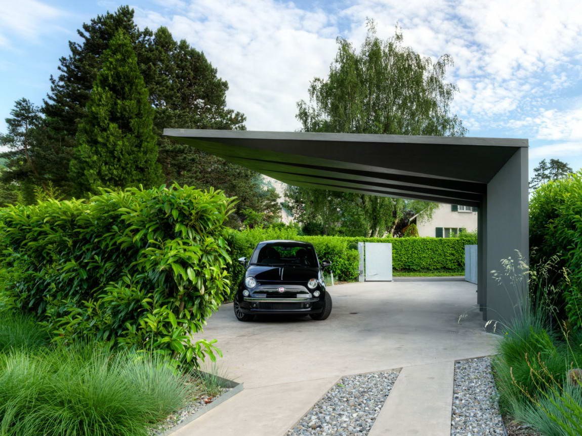 Дизайн парковки в частном доме (81 фото) - красивые картинки и HD фото
