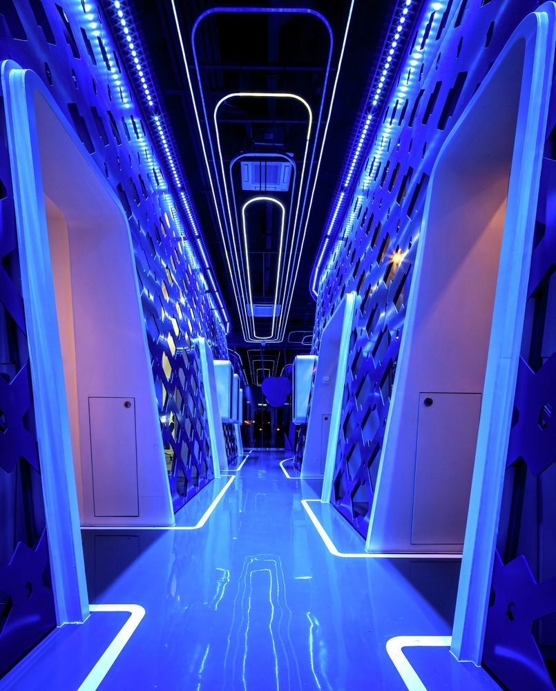 Интерьер в стиле Cyberpunk