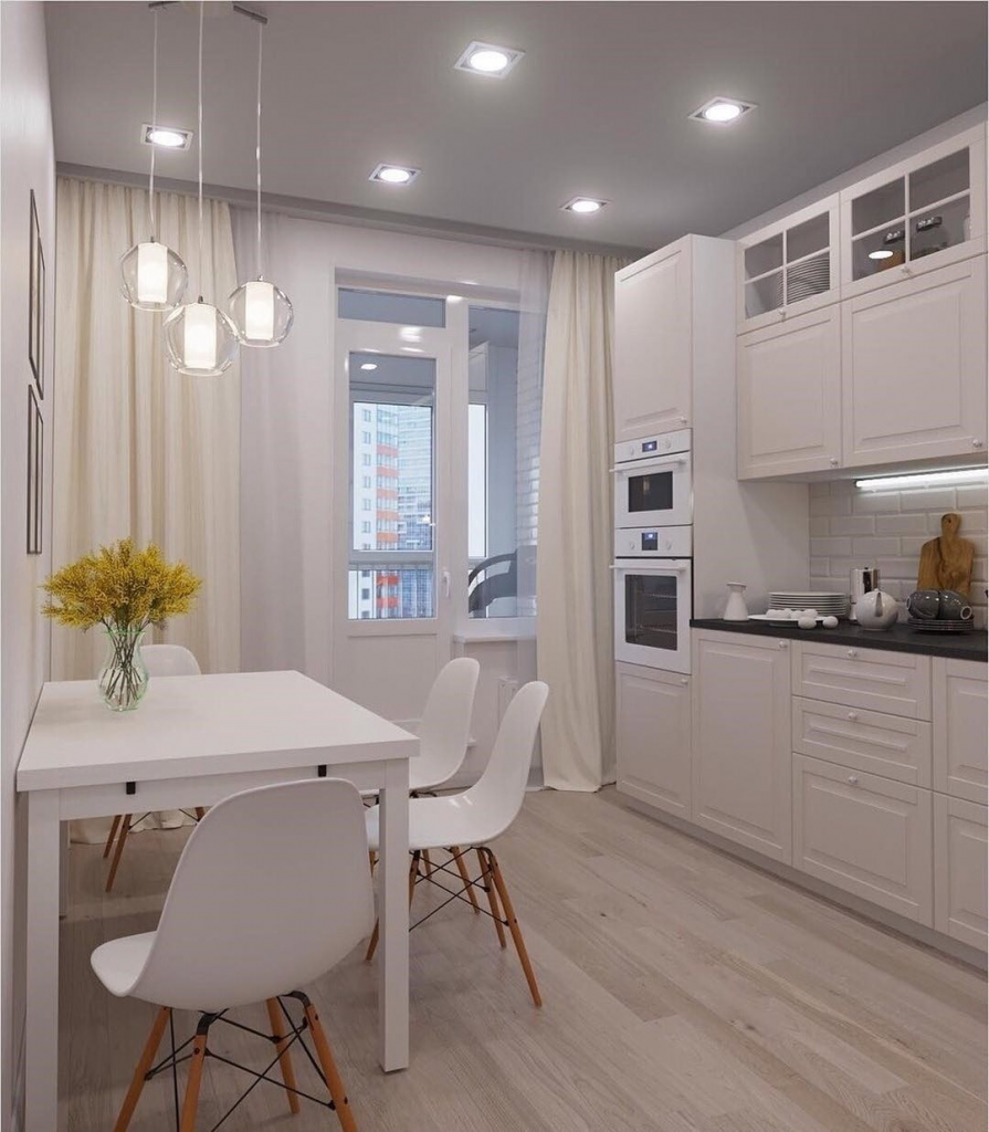 Бежевая кухня икеа