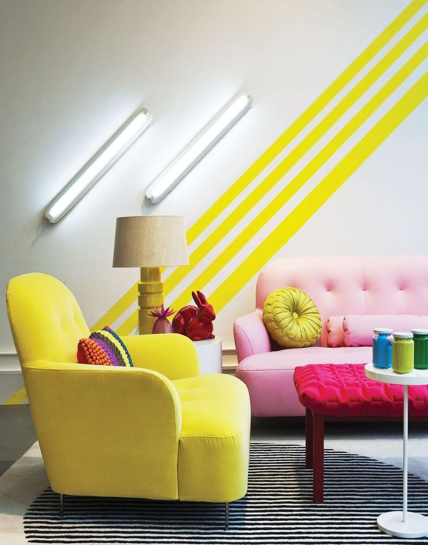 Интерьер в желтых тонах