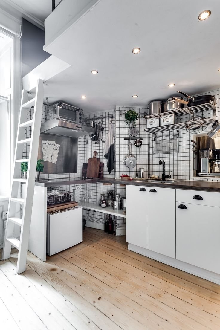 Кухня в стиле лофт ikea