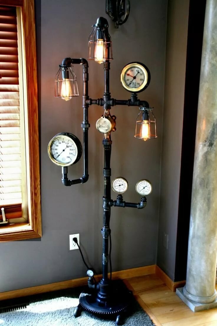 Светильник стимпанк