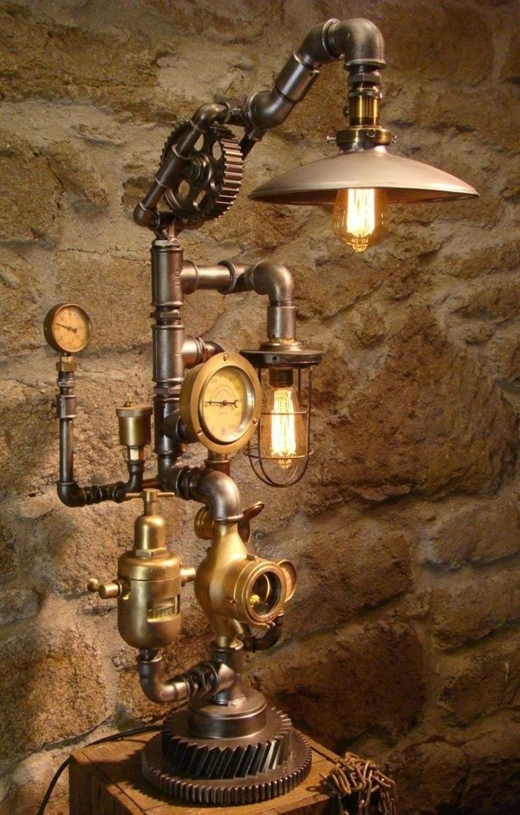 Спальня в стиле лофт индустриал