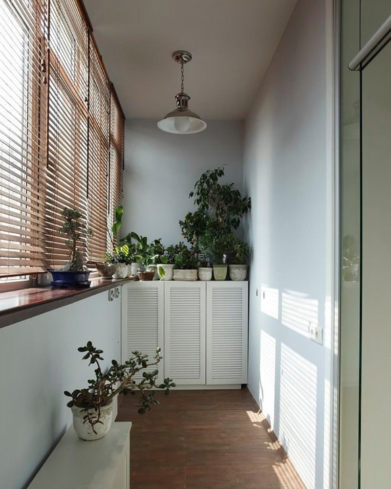 Интерьер балкона