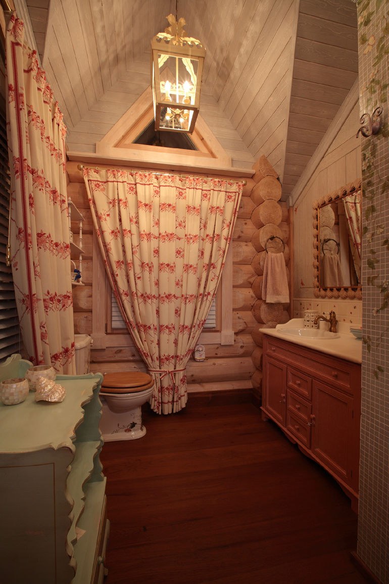 Дом Honka в стиле русской усадьбы XIX века интерьеры