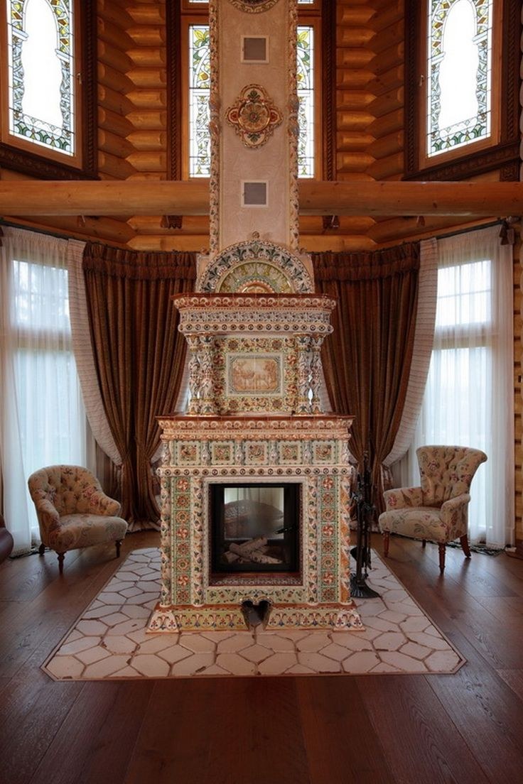 Интерьер русская изба русский Терем