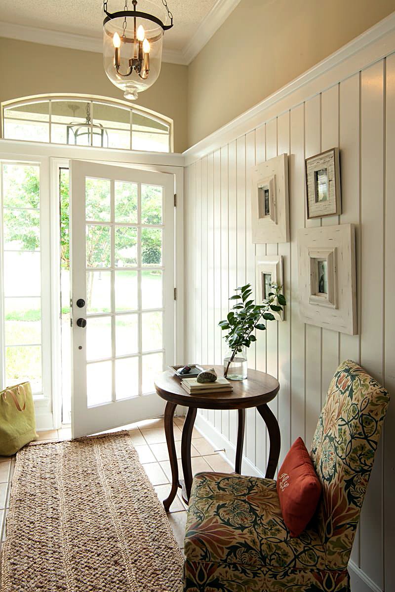 Дачная прихожая в скандинавском стиле