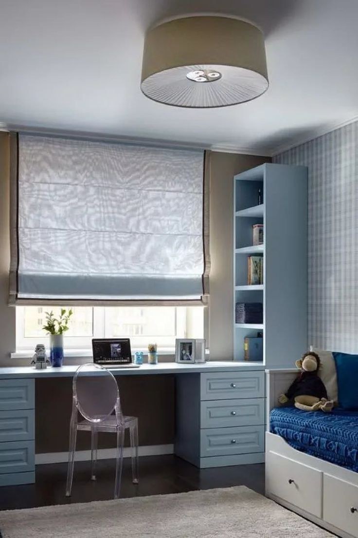 Римские шторы в спальню подростка