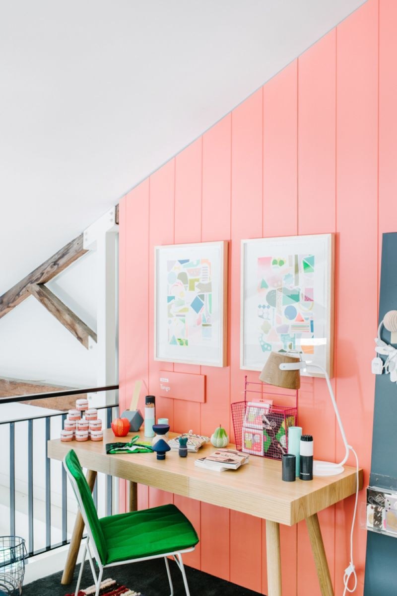 Светло персиковый цвет в интерьере