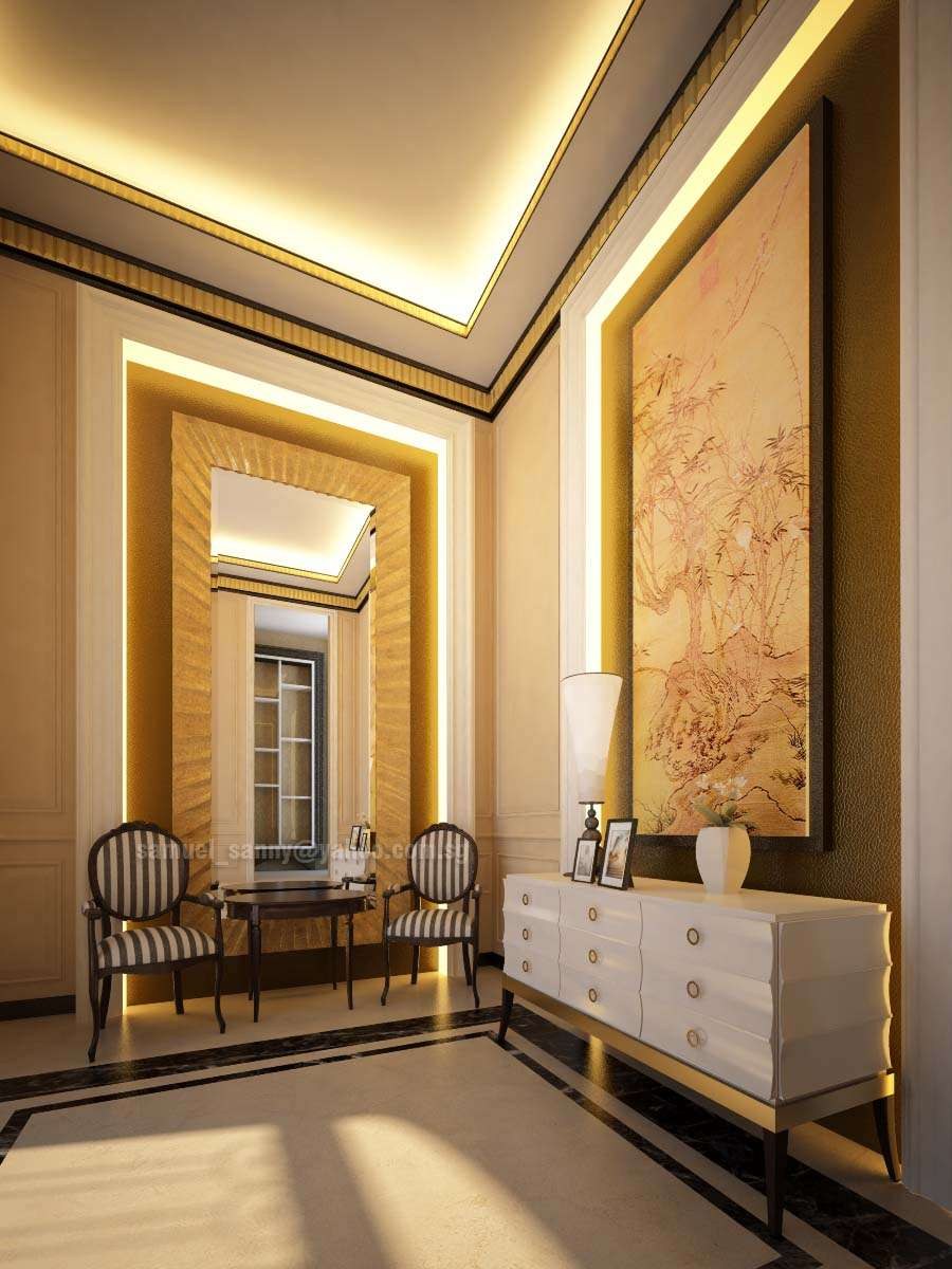 Двойная рамка из молдингов