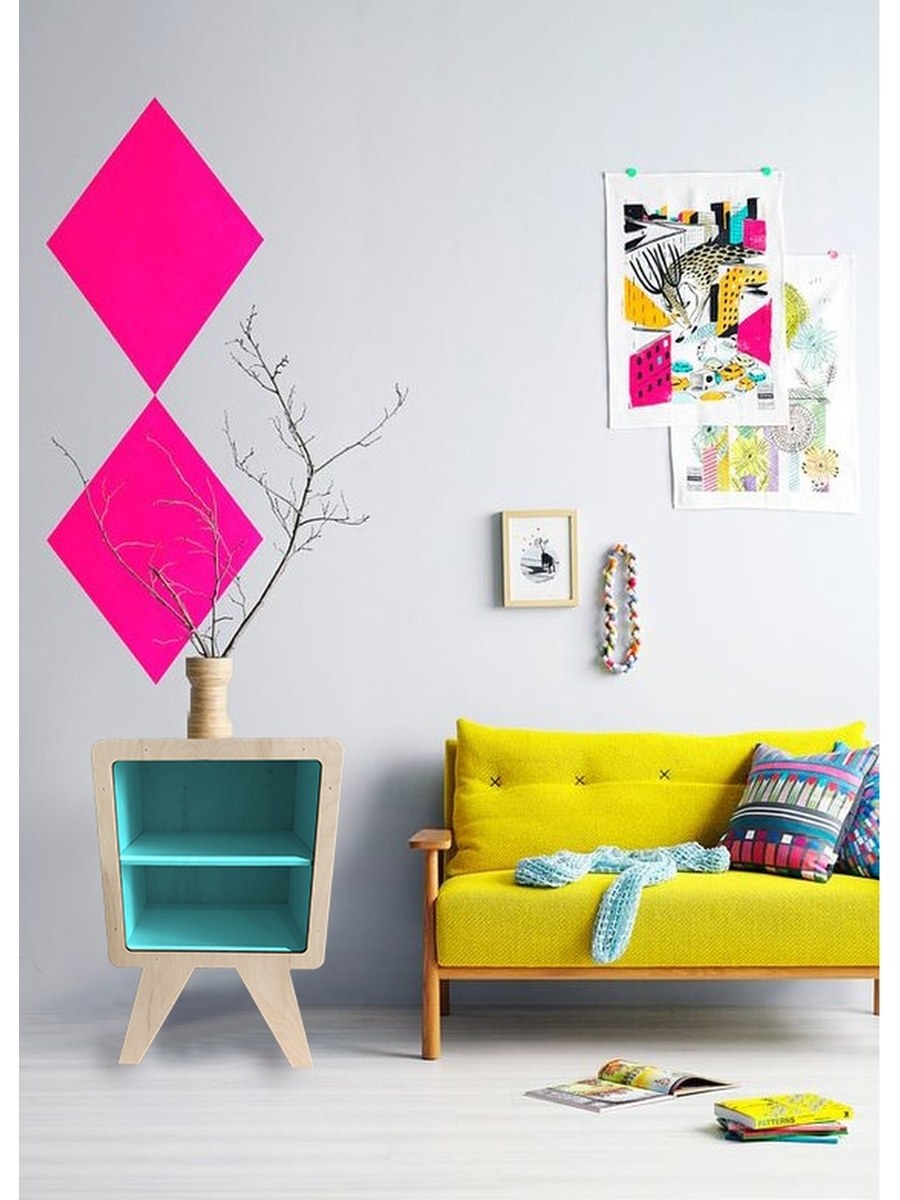 Яркий стиль в интерьере