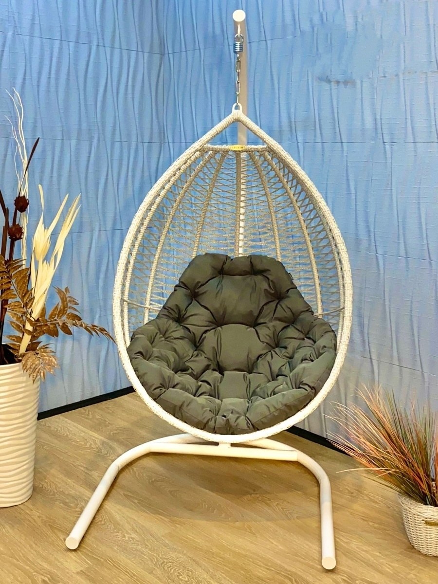 Подвесное кресло садовое (66 фото)