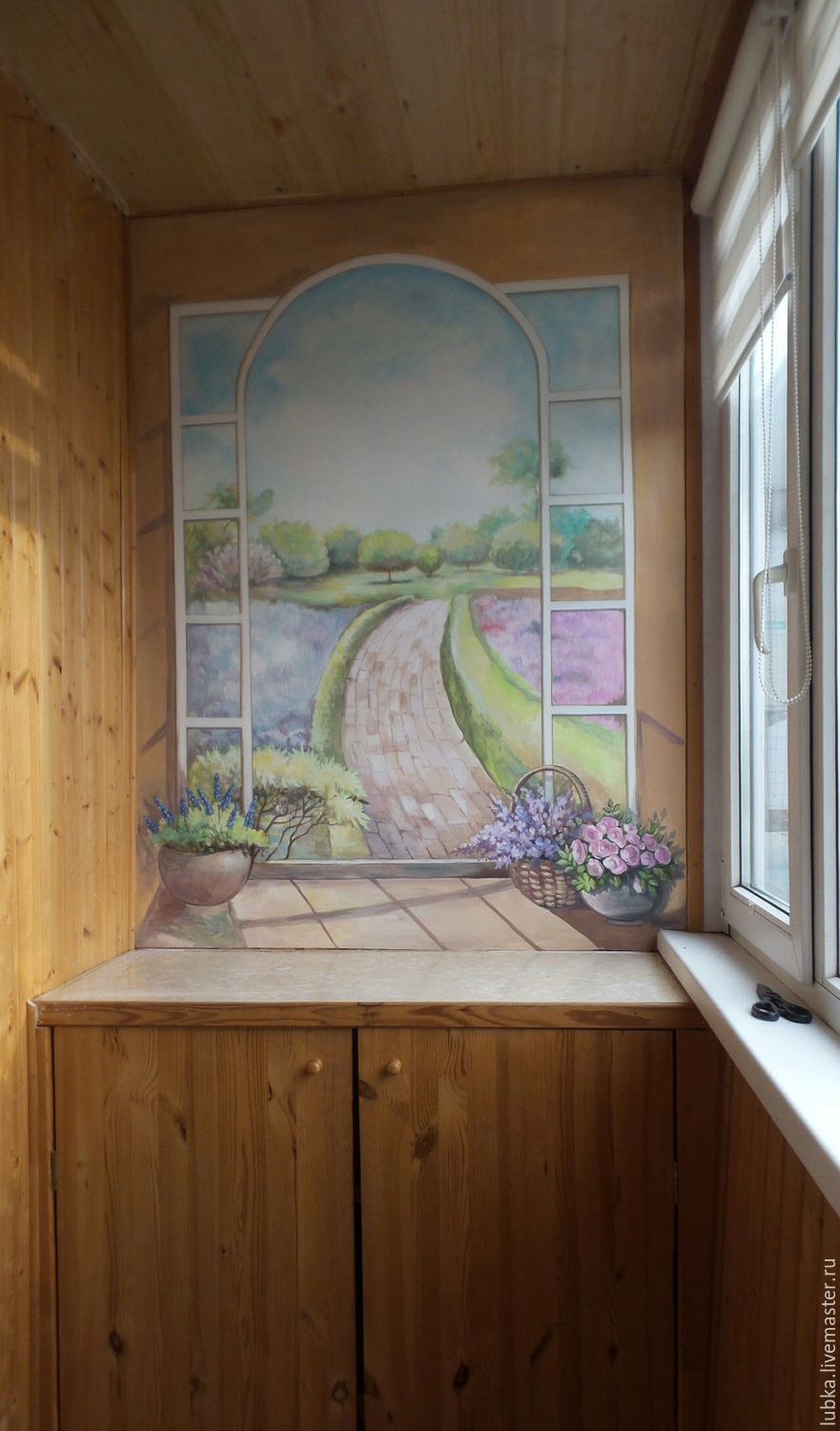 Фреска балкон