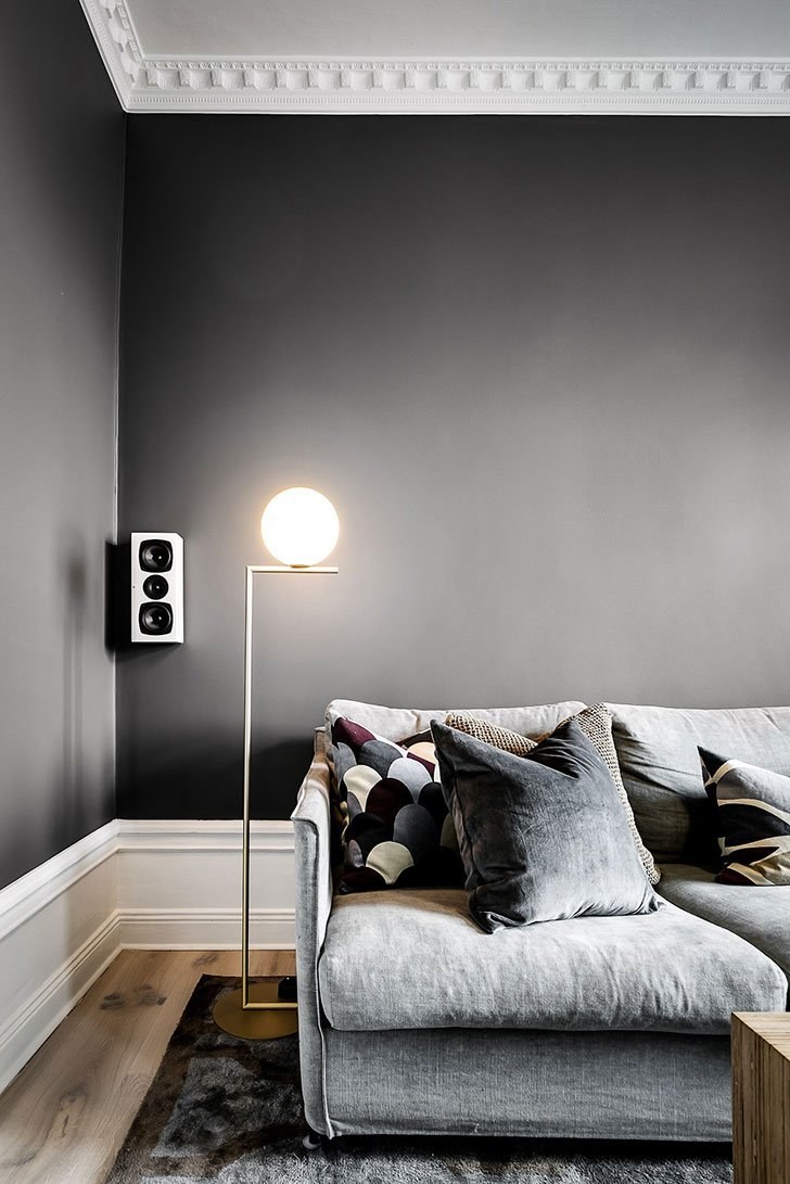 Гостиная в шоколадном цвете