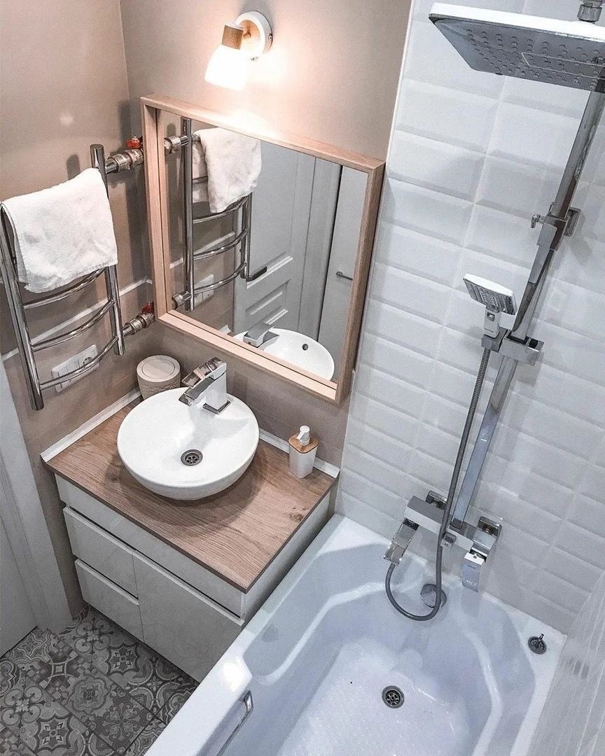 Ванная в хрущевке