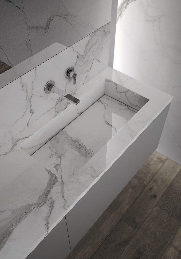 Напольная раковина для ванной под мрамор