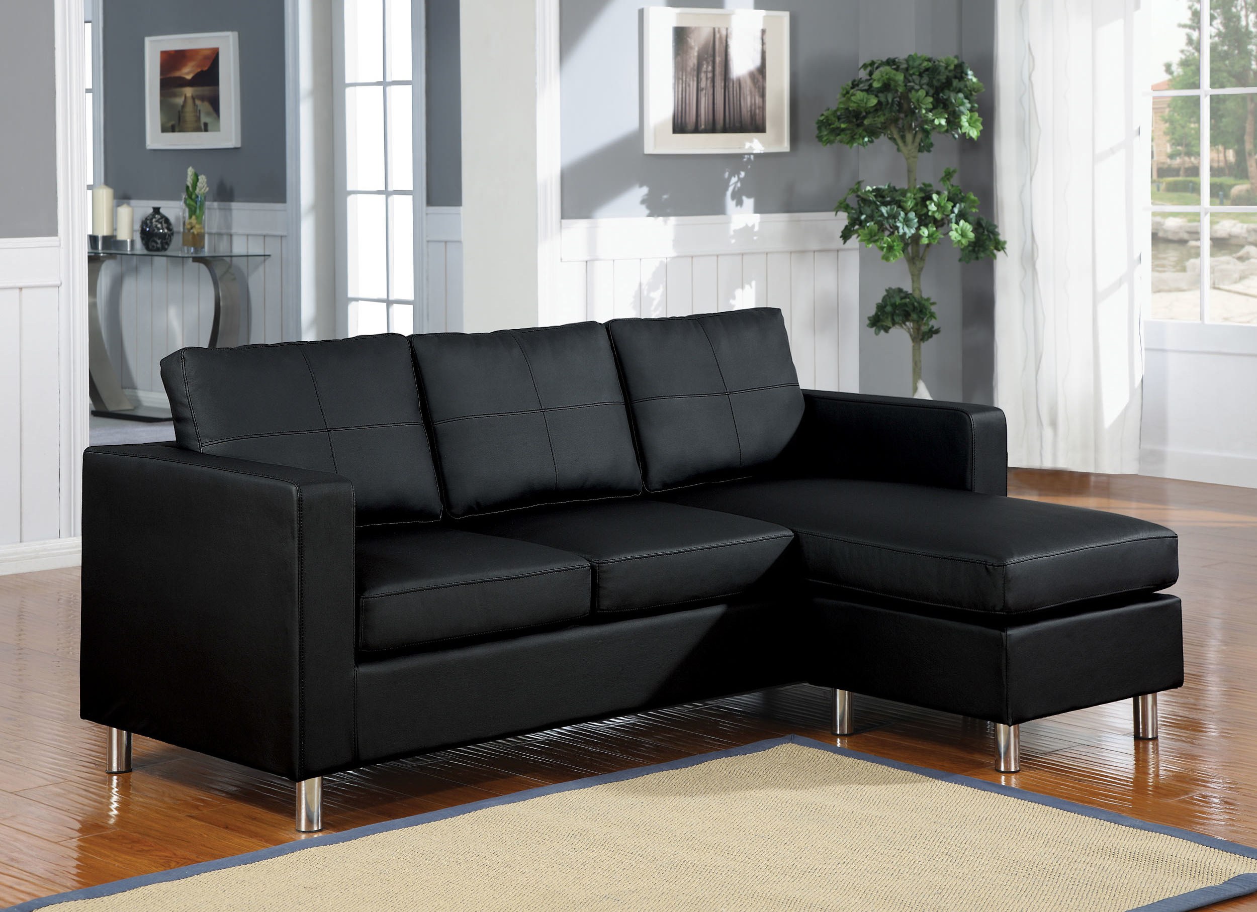 Стильные угловые диваны. Черный диван. Черный кожаный диван. Черный кожаный угловой диван. Черный диван в интерьере.